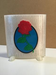 Set In Glass ( Rose ) 3D Printer Model