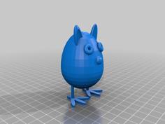 Egg Bunny Thing 3D Printer Model