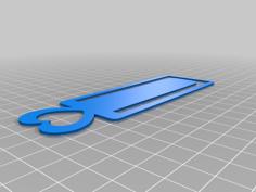 Heart Valentines Bookmark 3D Printer Model