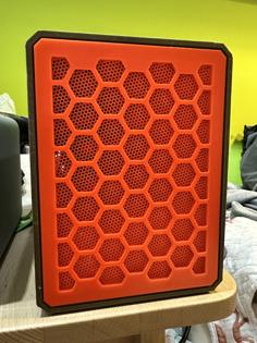 QNAS Honeycomb Cover 3D Printer Model