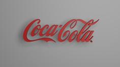 Cocacola Logo 3D Printer Model