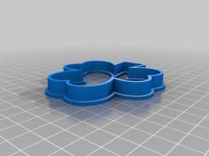 Shamrock Cookie Cutter 3D Printer Model