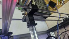 Z Axis Mount Dual Linear Rod 3D Printer Model