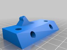 Low Poly Frog Mount (RigidBot E3D V6) 3D Printer Model