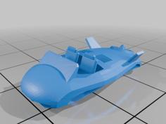 Hurricane Luxury Aircar 3D Printer Model