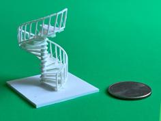 SPIRAL STAIRS HO SCALE 3D Printer Model