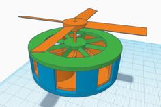 JU 87  Siren (early) For Rc Plane 3D Printer Model