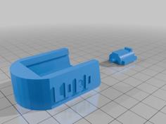 Airsoft Pistol Magazine Bottom Cover 3D Printer Model