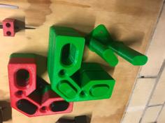 Clamping Square Holder 3D Printer Model