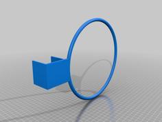 Over The Door Basketball Hoop (updated) 3D Printer Model