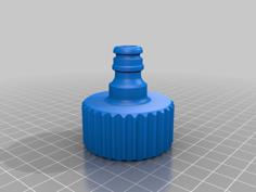 1 1/4” (Zoll) Anschlussadapter /(inch) Connection Adapter 3D Printer Model