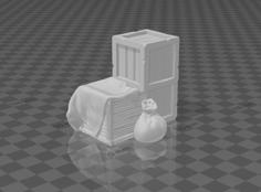 Stack Of Crates / Kistenstapel / DnD Scatter 3D Printer Model