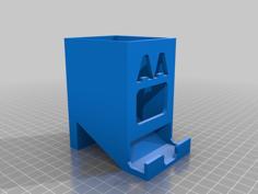 AA Battery Holder 3D Printer Model