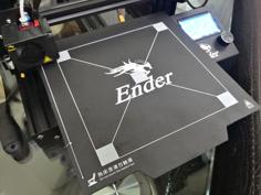 Creality Ender 3 Bed Leveling Calibration File – 190mm X 190mm 3D Printer Model