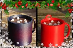 Hot Chocolate Ornament 3D Printer Model