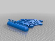 Home Sweet Home Wall Key Hanger 3D Printer Model