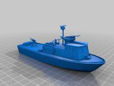 1-100 PCF Mk. 1 Swift Boat 3D Printer Model