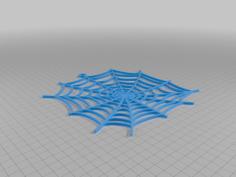 Spider And Web Desorations 3D Printer Model