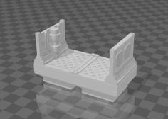 Basic Infested Spaceport Hallway 02 (Dungeon Blocks Compatible) 3D Printer Model