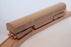 Brio Compatible – Doppelstockwagen – Holzeisenbahn 3D Printer Model