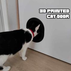 Cat Door 3D Printer Model