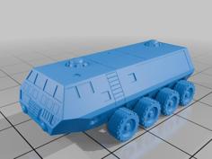 Prarie Schooner Land Train 3D Printer Model