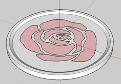 Dish_with_roses 3D Printer Model