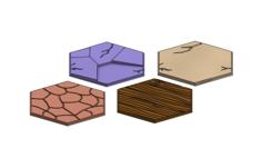 Terrain Overlay Tiles For Gloomhaven 3D Printer Model