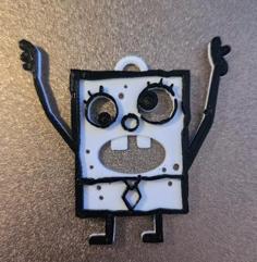 DoodleBob Keychain 3D Printer Model