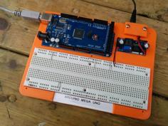 Breadboard For Arduino Mega Or Uno With Regulator 3D Printer Model