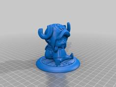 Chopper With More Interesting Base 3D Printer Model