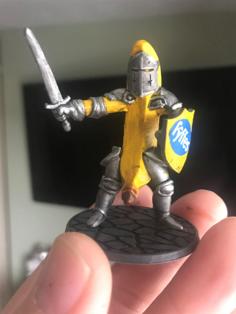 28mm Banana Knight V1 3D Printer Model