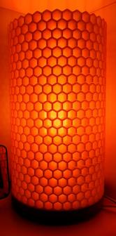 HoneyComb Lamp Shade Remix For Ikea Nightlight Fitting 3D Printer Model