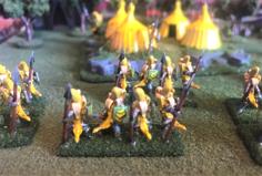 15mm Banana Knight Spears / Pike Wargames Figures – HotT 3D Printer Model