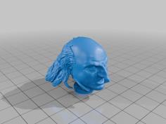 Penguin Head 3D Printer Model