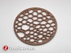 Cell Structure Trivet Cnc/laser 3D Printer Model