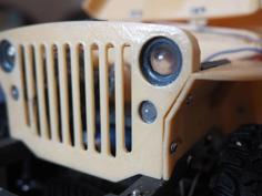 Headlights For RC MB Jeep 3D Printer Model