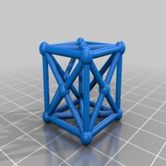 Crystal Structure 3D Printer Model