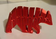 Flexi Black Bear 3D Printer Model