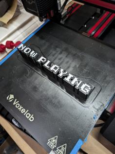 “Now Playing” Album Shelf 3D Printer Model