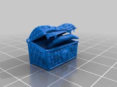 Woven Chest Mimic For D&D 3D Printer Model