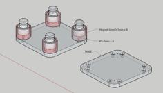 6mm Stroke Magnet Spring Demo-02 3D Printer Model