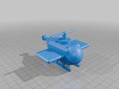 Helicopter 3D Printer Model