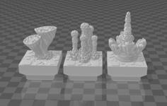 Basic Cavern Alien Growth (Dungeon Blocks Compatible) 3D Printer Model