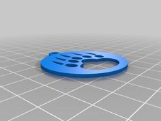 Panther Paw Pendant 3D Printer Model