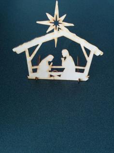 Laser Cut Nativity Scene