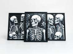 Skeleton Wall Art 3D Printer Model