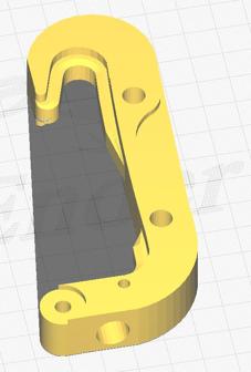 Pieza Soporte Respaldo Jayeasy Parte Silla De Ruedas 3D Printer Model