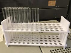 Test Tube Rack – 12 ML Tubes 3D Printer Model