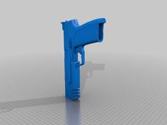 H&K USP Match But Better 3D Printer Model